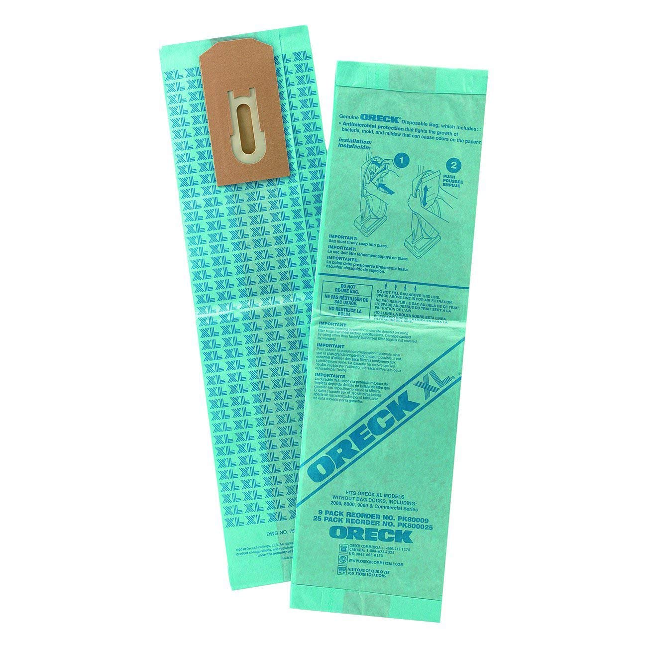 Amazon.com: Disposable Vacuum Bags, XL Standard Filtration, 25